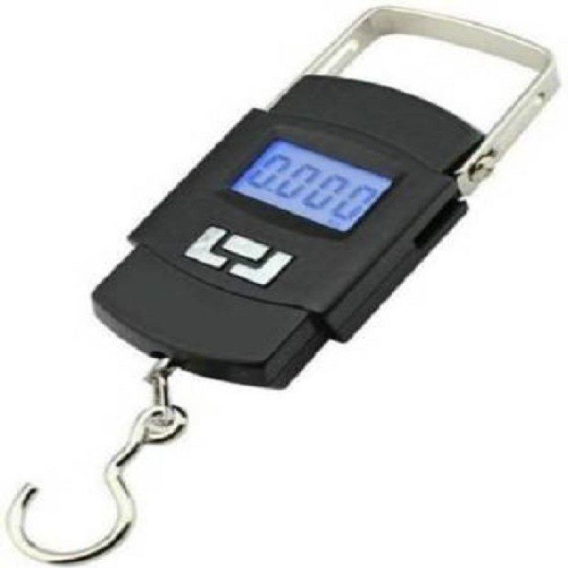VEER ENTERPRISE 50Kg Portable Luggage Hanging Weight Machine Weighing Scale  (Black)