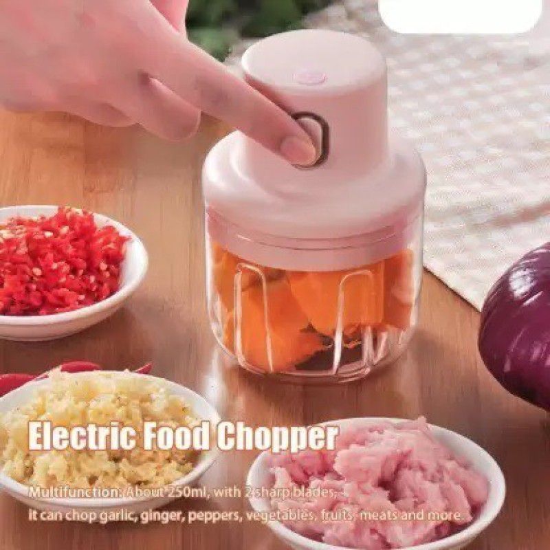 Shree Enterprise Mini Garlic Chopper Small Food, Fruits, vegetable, Meat, Nuts & many more Electric Vegetable & Fruit Chopper  (Shree enterprise packer)