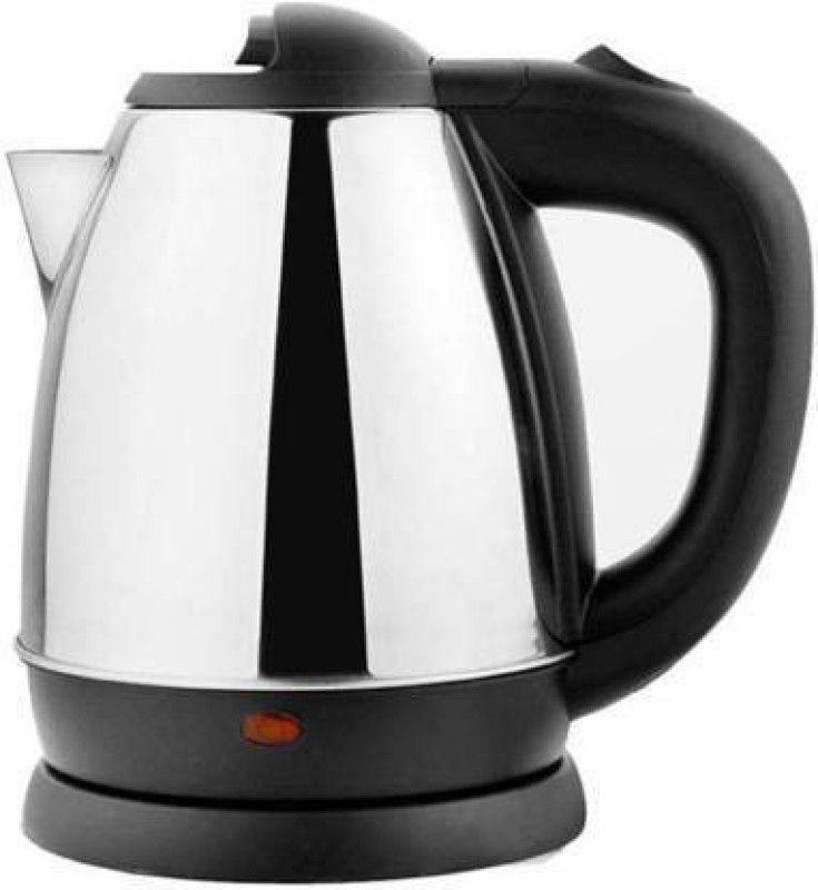 MAITRI ENTERPRISE Electric Kettle 2 LTR Automatic Multipurpose Large Size Tea Coffee Maker Water Boiler with Handle (Silver) Multi Cooker Electric Kettle  (2 L, Silver , Black)