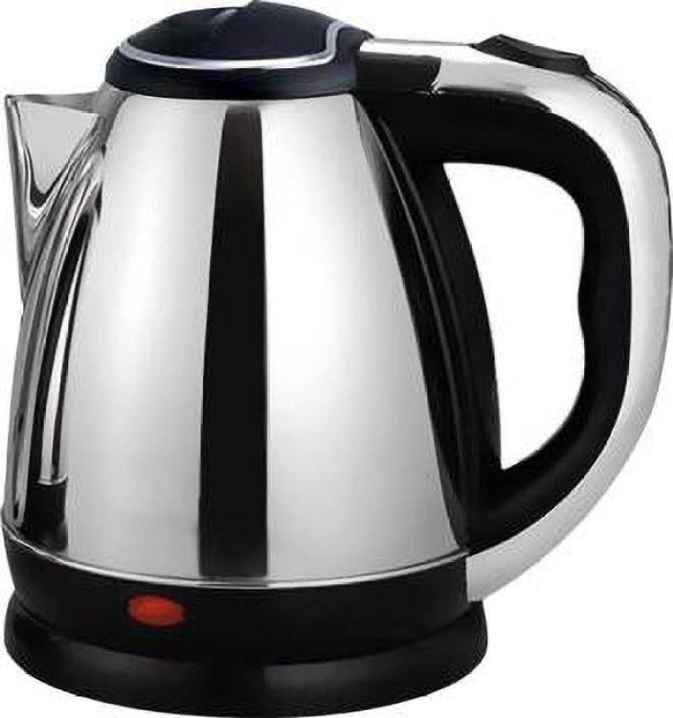 NIMYANK 2 SS CORDLESS Kettle With, Quick Heating Tea - Water Boiler Heater Multi Cooker Electric Kettle  (2 L, Silver , Black)