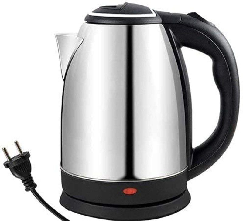 PRATYANG Electric Kettle for Tea Coffee Making Milk Boiling Water Heater 2.0 Liter Beverage Maker  (2 L, Silver, Black)