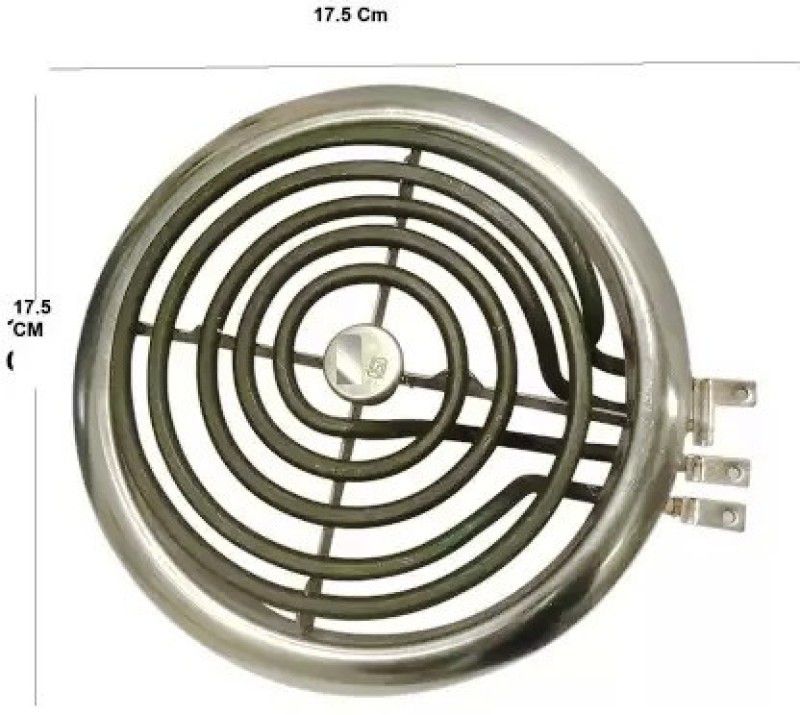 Sid23Mart 2000 Watt G Coil Hot Plate Heating Element. 2000 W cooktop element Radiant Cooktop  (Silver, Jog Dial)