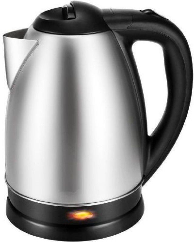 MAITRI ENTERPRISE Hot Water Pot Portable Boiler Tea Coffee Warmer Heater Beverage Maker  (2 L, Silver , Black)