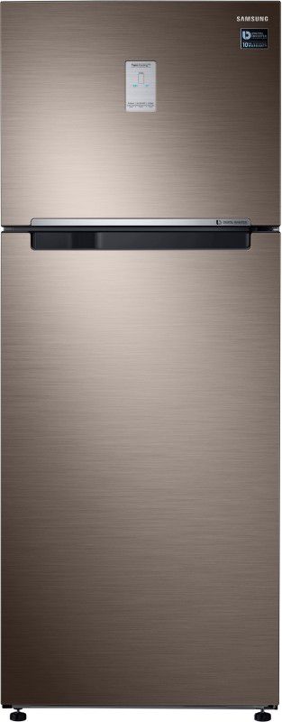 SAMSUNG 476 L Frost Free Double Door 2 Star Convertible Refrigerator  (Refined Brown, RT49R6738DX/TL)