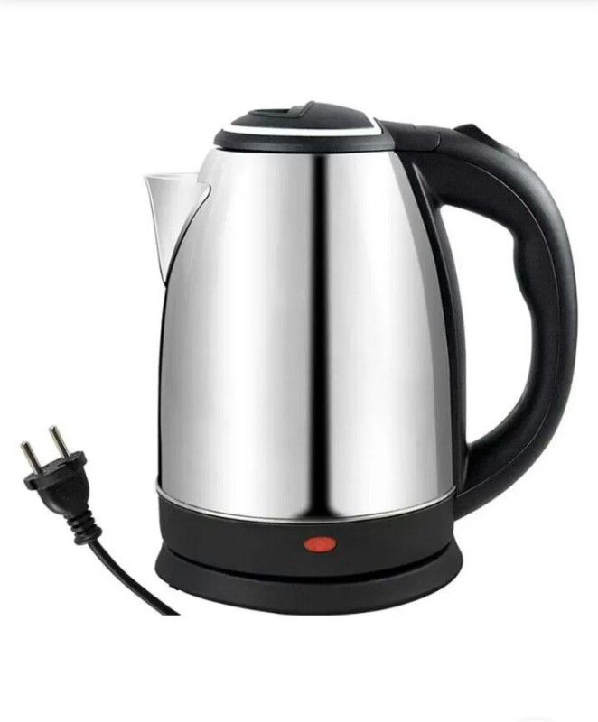 PRATYANG 2023-Hot Water Pot Portable Boiler Tea Coffee Warmer Heater Cordless Electric Kettle (2, Silver) Beverage Maker  (2 L, Silver , Black)