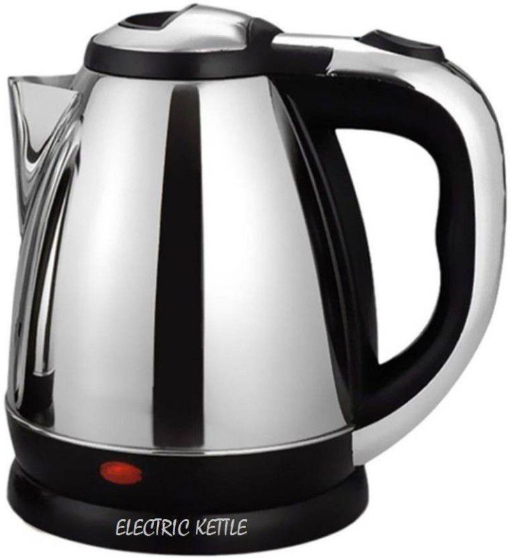 PRATYANG MULTIPURPOSE Hot Water Pot Portable Boiler Tea Coffee Warmer Multi Cooker Electric Kettle  (2 L, Silver, Black)