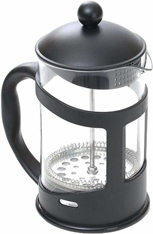 3d Creations French Press Tea & Coffee Maker, Coffee Plunger Black (600 ML) 10 Cups Coffee Maker  (Black)