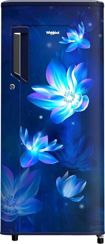 Whirlpool 200 L Direct Cool Single Door 3 Star Refrigerator  (Sapphire Flower Rain, 215 IMPC PRM 3S Sapphire Flower Rain)