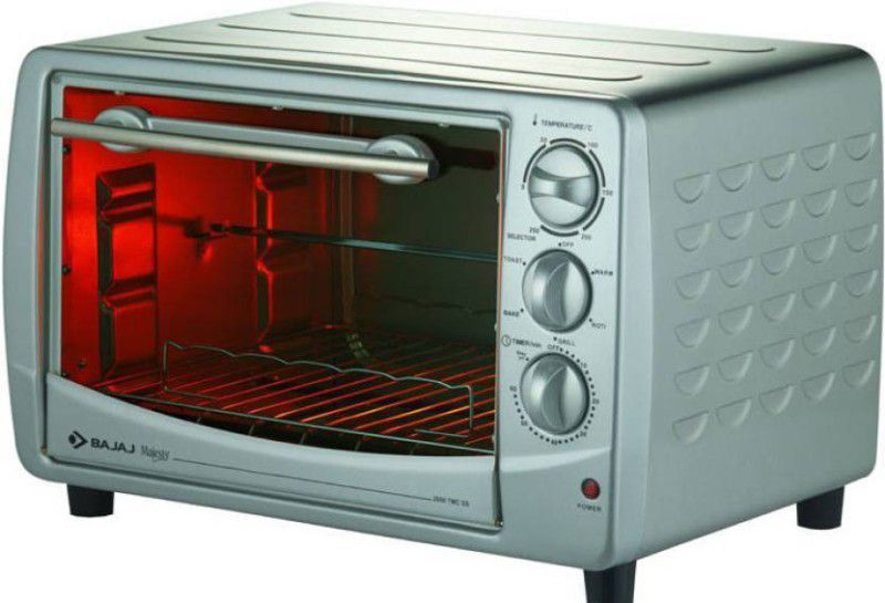 BAJAJ 28-Litre MAJESTY 2800 TMCSS Oven Toaster Grill (OTG)  (SILVER)