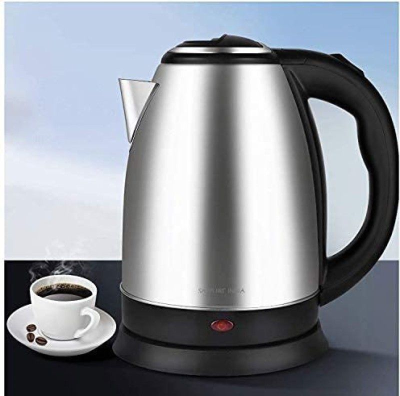 Bhulahi International ELECTRIC CATTLE FOR MAKING TEA & COFFEE Electric Kettle  (2 L, Silver, Black)