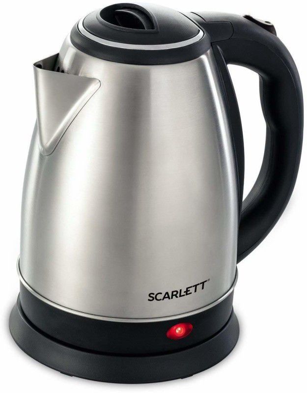 HanviS Scarlet Electric Kettle 2 Litre, Hot Water, cooking food kettle Electric Kettle  (2 L, Silver)