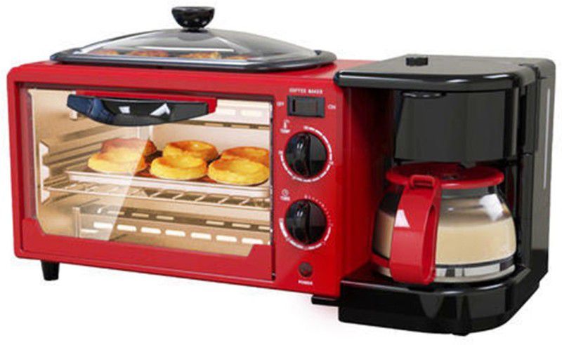 SKYLINE 9-Litre VTL-5527 Oven Toaster Grill (OTG)  (Red, Black)