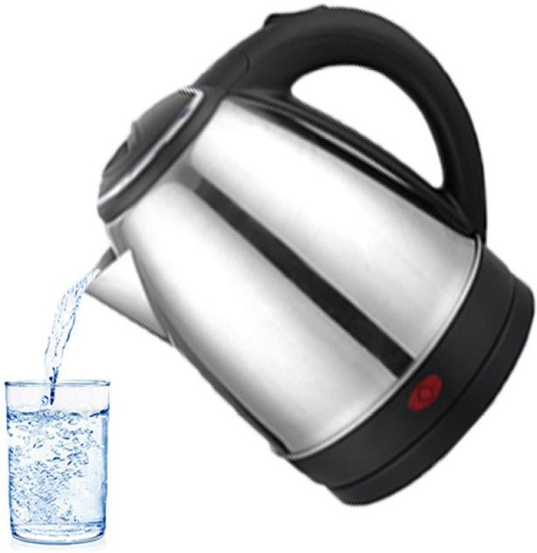 JPS by JPS Electric Tea Kettle Water Boiler & Heater 1.8 L Auto-Shutoff and Boil-Dry Protection Stainless Steel Electric Kettle  (1.8 L, Silver)