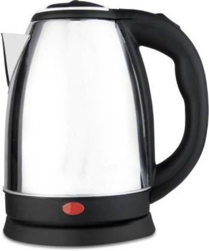 Briqre AquaPlus with Prime and Rapid Water Boiling Electric Kettle  (1.8 L, Silver, Black)