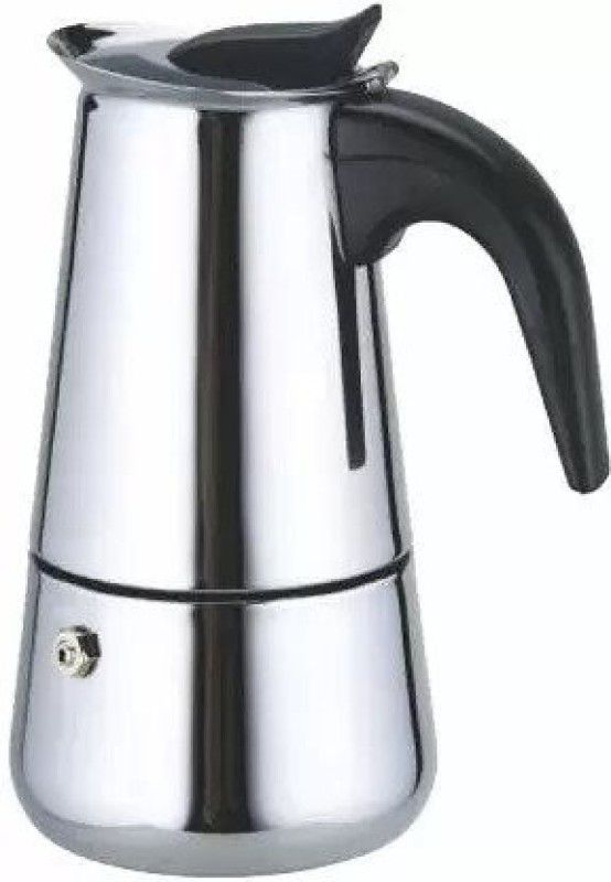 vedvit 300 ml Espresso Coffee Maker stovetop espresso coffee Percolator steel 6 Cups Coffee Maker  (Silver)