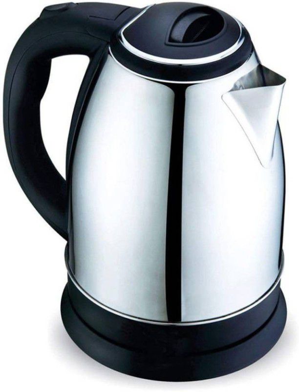 NIMYANK EK-04 High Quality 1.8 L Stainless Steel Cordless Tea/Coffee/Hot Water Boiler Multi Cooker Electric Kettle  (2 L, Silver , Black)