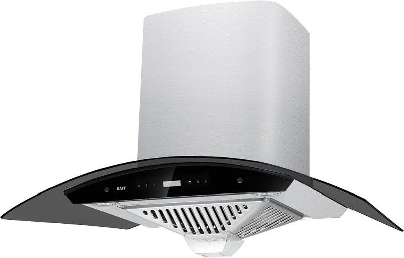 Kaff Ambra DHC 90 SS Auto Clean Wall Mounted Chimney  (Stainless Steel 1180 CMH)