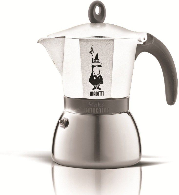 Bialetti MOKA INDUCTION 6 Cups Coffee Maker  (White)
