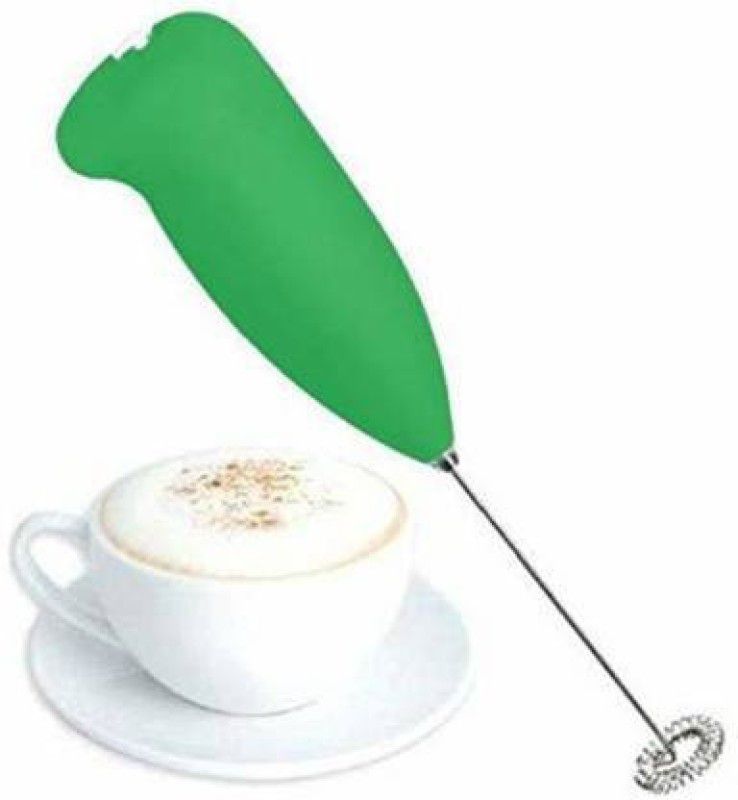 CELERITAS Mini Handheld Portable Stainless Steel Drink Coffee Lassi Milk 25 Cups Coffee Maker  (Green)