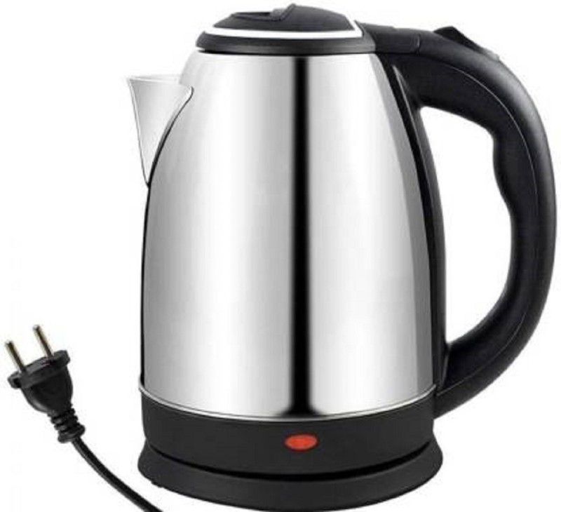 DN BROTHERS Hot Water Pot Portable Boiler Tea Coffee Warmer Heater Cordless & cooking Electric Kettle  (2 L, Silver, Black)