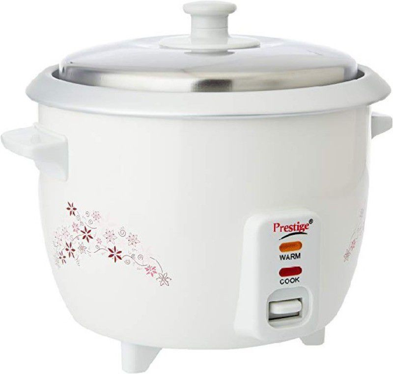 Prestige PRWO 1.0 Electric Rice Cooker  (1 L, White)