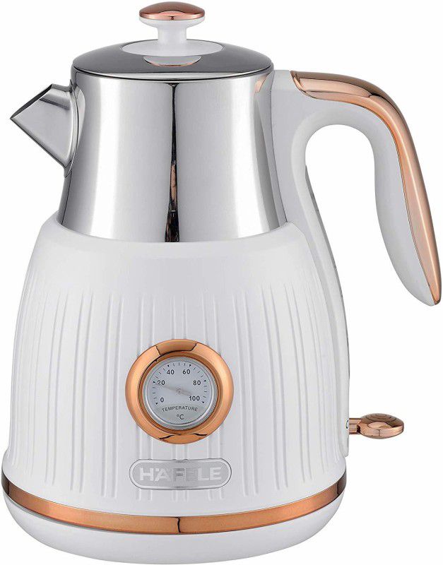 Hafele Queen - Electric Stainless Steel Kettle Electric Kettle  (1.6 L, White)