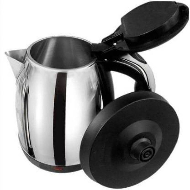 NIMYANK Fast Boiling Tea Kettle Cordless, Stainless Steel Finish Hot Water Kettle â€“ Tea Kettle, 2 L Multi Cooker Electric Kettle  (2 L, Silver , Black)