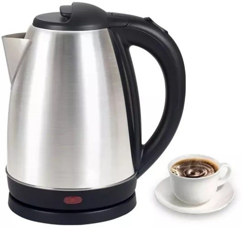 RoyEnterprise Fast Boiling Tea Kettle Cordless, Stainless Steel Finish Hot Water Electric (2 L Electric Kettle  (2 L, Multicolor)