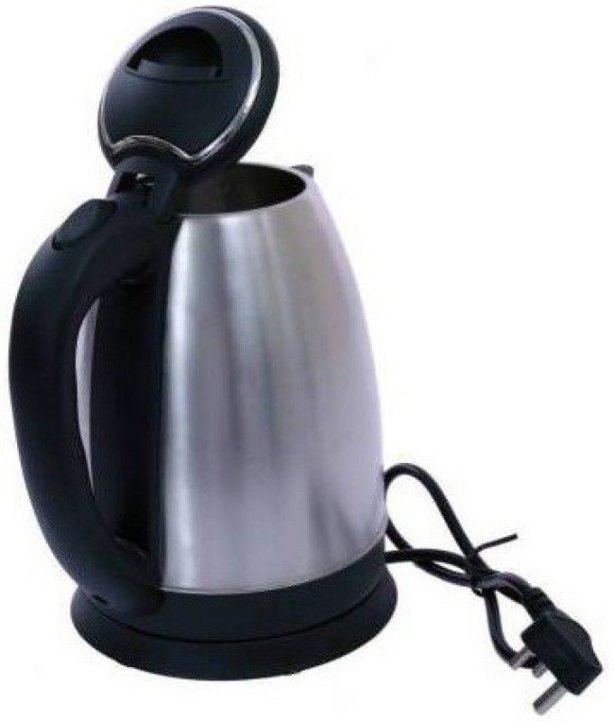 NIMYANK Hot Water Pot Portable Boiler Tea Coffee Warmer Heater Cordless Electric Kettle (1.8 L, Silver) Electric Kettle Beverage Maker  (2 L, Silver , Black)