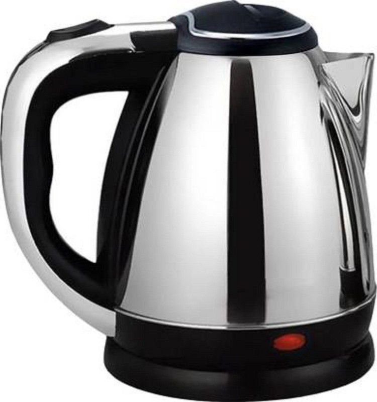 NIMYANK Electric Kettle/Kettle/Tea Kettle/Tea and Coffee Maker Multi Cooker Electric Kettle  (2 L, Silver , Black)