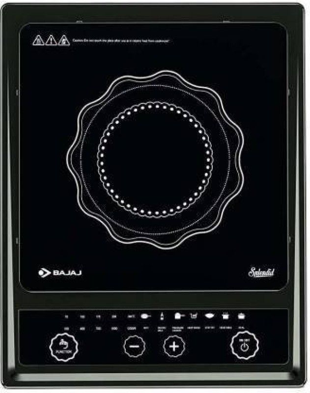 BAJAJ Splendid - 1200W Induction Cooktop  (Black, Push Button)