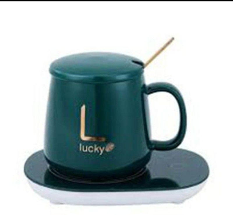 DM COLLECTION Coffee Mug Warmer, Cup Heater for Desk Coffee Warmer(Multi) Electric Kettle Electric Kettle  (2 L, Green)