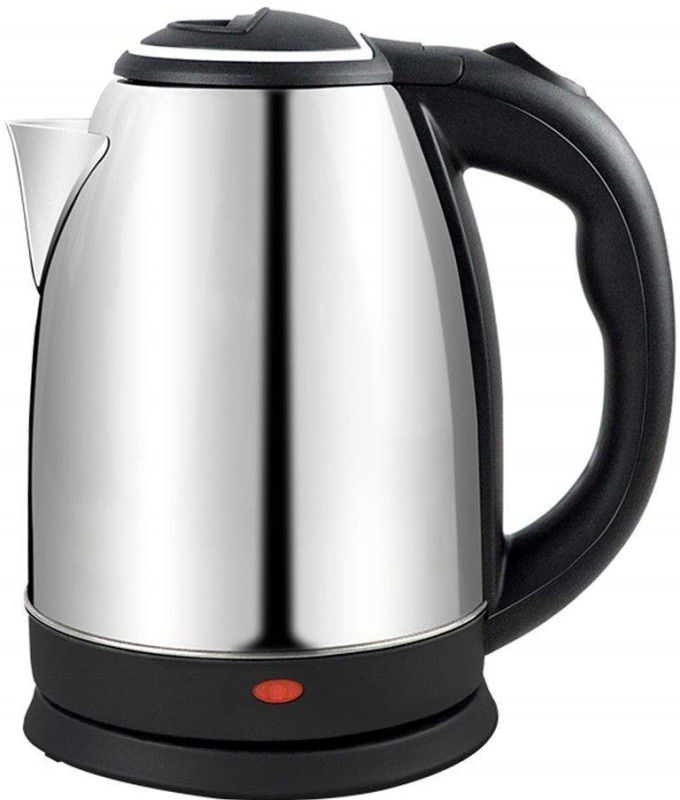 NIMYANK premium quality Fast Boiling Tea Kettle Cordless, Stainless Steel Finish Hot Water Kettle – Tea Kettle, Tea Pot – Hot Water Heater Dispenser (1.8 LITRE) Electric Kettle  (2 L, Silver , Black)