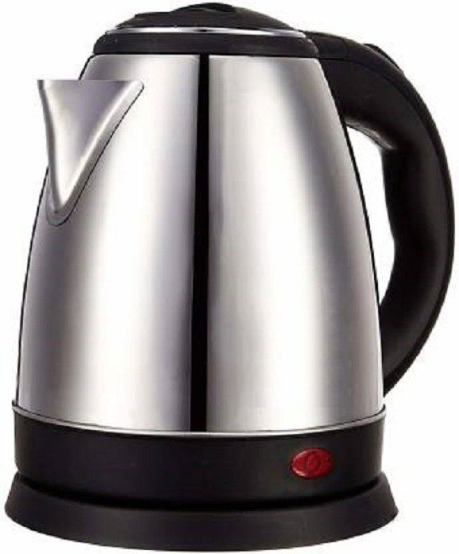 PRATYANG Electric Kettle 2 LTR Automatic Multipurpose Tea Coffee Maker Water Boiler with Handle Electric Kettle  (2 L, Silver , Black)