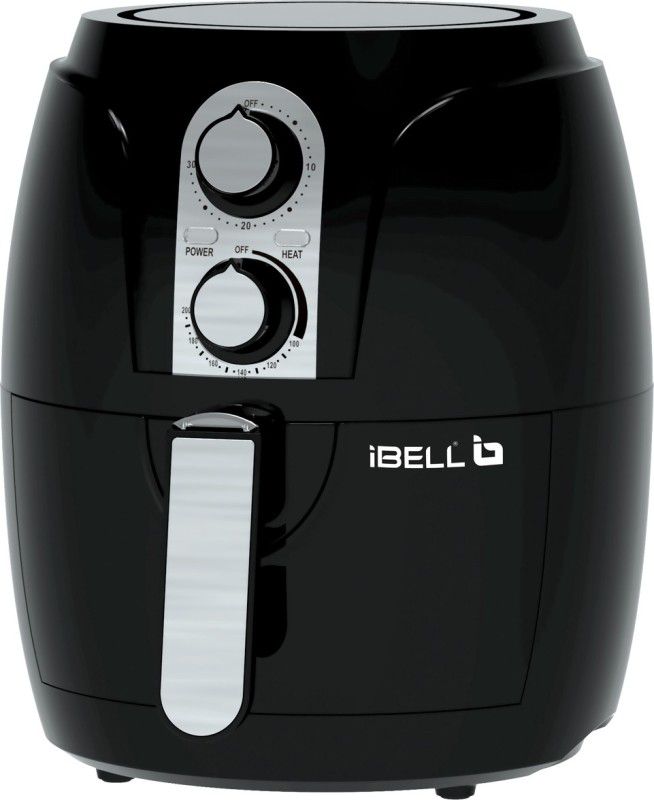 iBELL AF23B, 2.3 Liters 1200W Crispy Air Fryer With Smart Rapid Air Technology, Timer Function & Fully Adjustable Temperature Control, Black Air Fryer  (2.3 L)