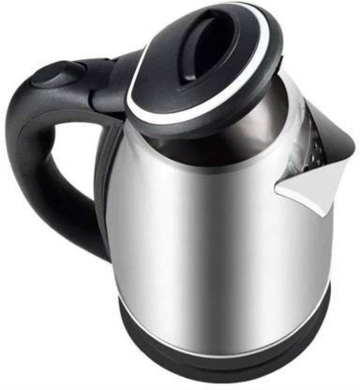 NIMYANK 2002- Fast Boiling Tea Kettle Cordless, Stainless Steel Finish Hot Water Kettle – Tea Kettle, Tea Pot – Hot Water Heater Dispenser Beverage Maker (2 L, Silver, black) Multi Cooker Electric Kettle  (2 L, Silver , Black)