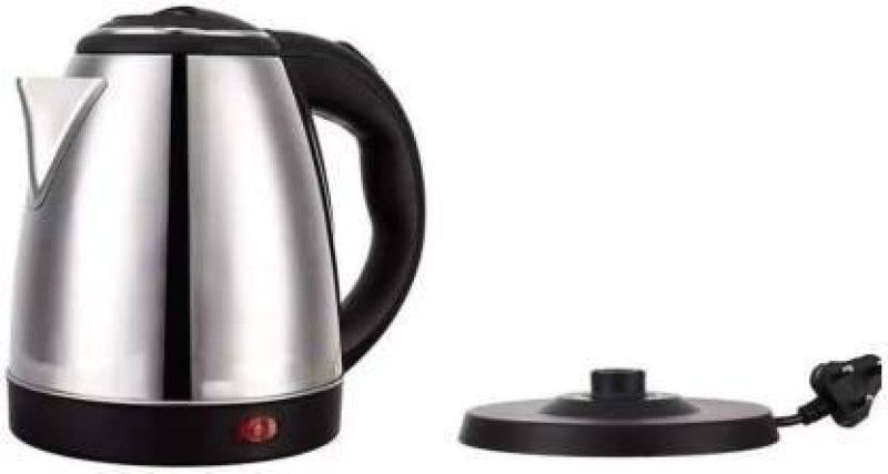 NIMYANK electric heat kettle 61 Multi Cooker Electric Kettle  (2 L, Silver , Black)