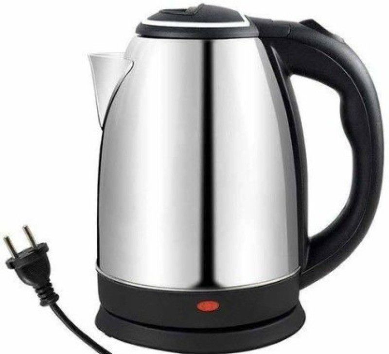 DN BROTHERS Automatic SS Electric Kettle Heavy Body Extra Large Kettle for Home & Office 5 Cups Coffee Maker  (Silver , Black)