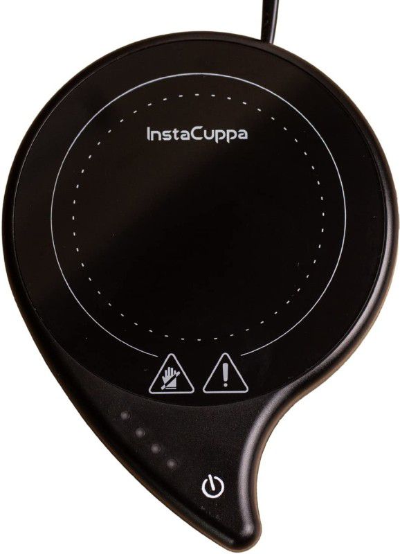 INSTACUPPA Coffee Mug Warmer for Desk with 4 Adjustable Settings - Min 50*C - Max 80*C Personal Coffee Maker  (Black)