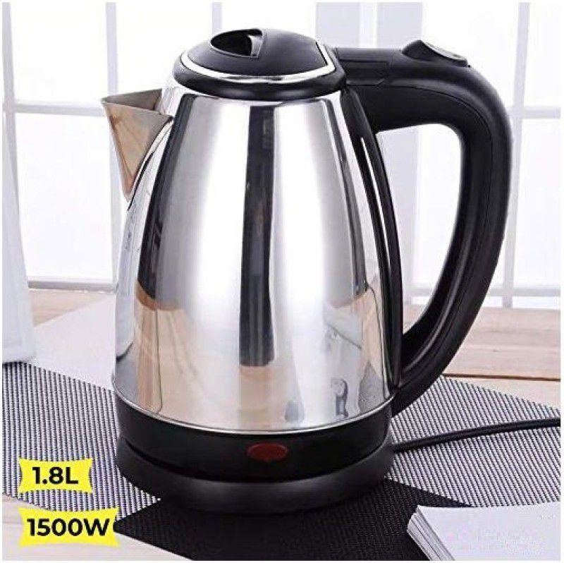 ECO SHOPEE Electric Kettle 1500-2000W 1.8 L Electric Kettle  (1.8 L, Silver)
