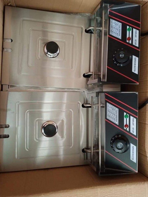 Royal kitchen Equipment's Double deep fryers 12 L Electric Deep Fryer