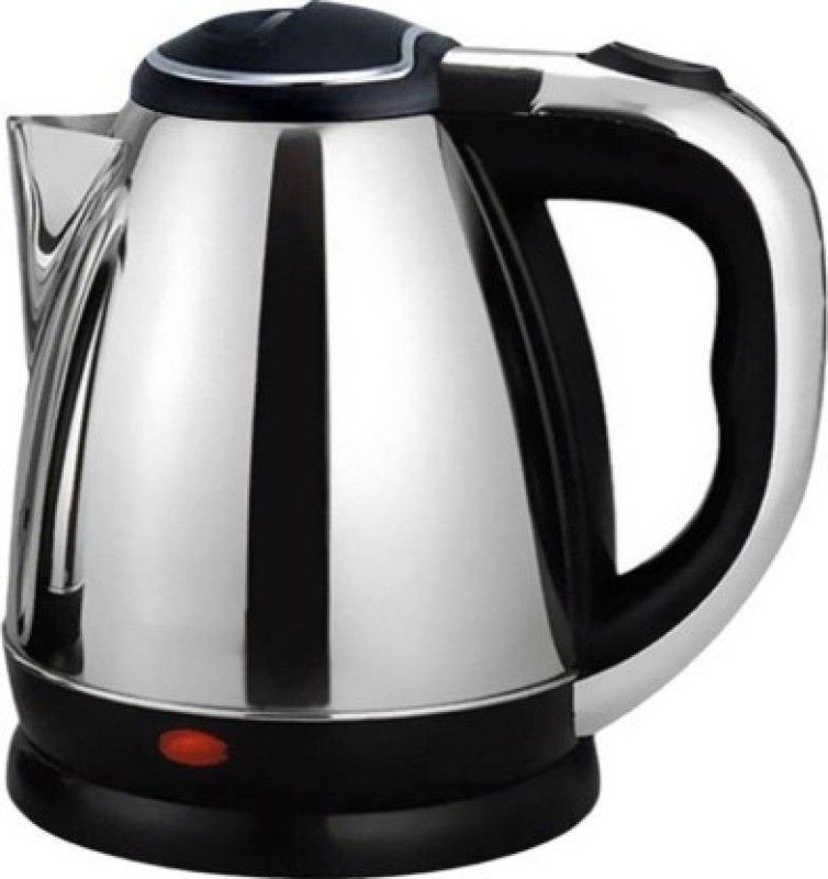 PRATYANG Automatic SS Electric Kettle Heavy Body Extra Large Kettle for Home & Office Beverage Maker  (2 L, Silver , Black)