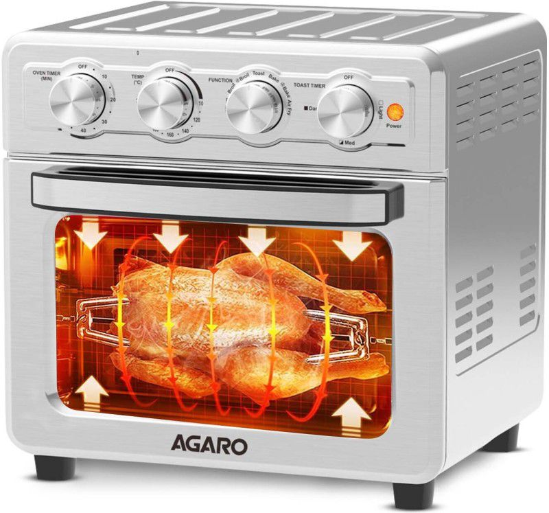 AGARO Regal 7 Preset Menu-Rotisserie,Baking,Roasting-1800W Air Fryer  (23 L)