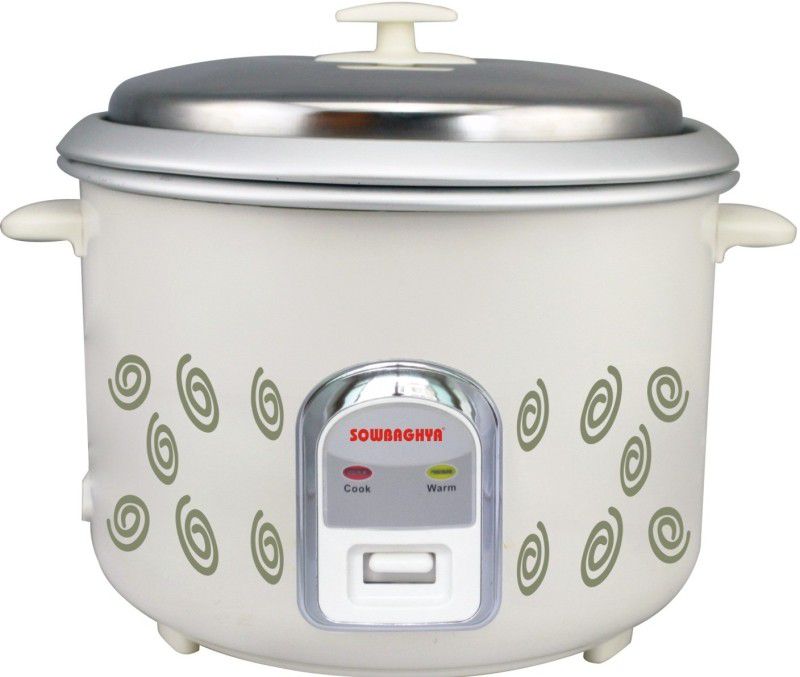 Sowbaghya Annam Plus Electric Rice Cooker  (1.8 L, White)