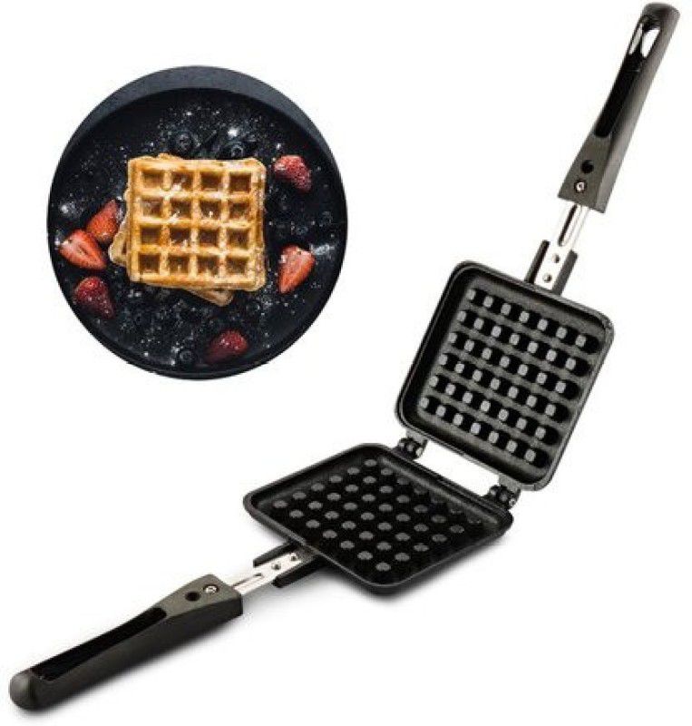 Dynore Non Stick Waffle Maker Machine With Comfortable Handle For Kitchen Gas Stove. Waffle Maker