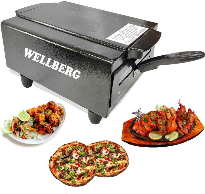 WELLBERG Exclusive Modle Electric tandoor at Minimum Price Healthy Food with Less Oil Electric Grill  (Black)
