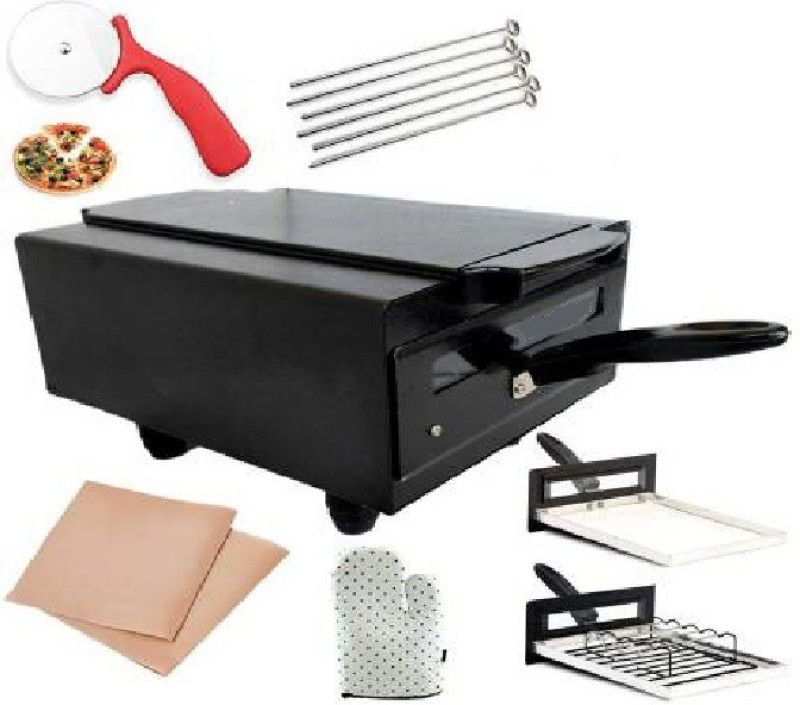 Chefman electric tandoor with grill , glove , skewer, magic cloth, recipe book,pizza cutter Electric Tandoor