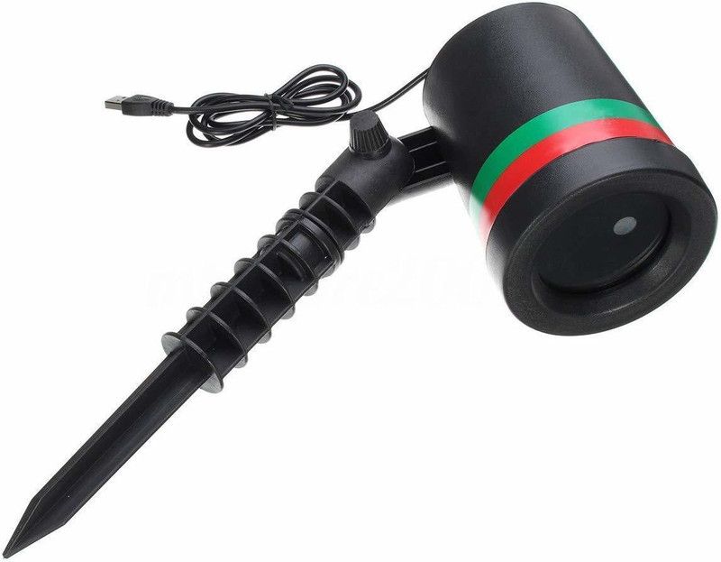 HoemSTAR Star Light Fairy Laser Projector Outdoor Garden Lawn Landscape LED Lamp EU Plug (Black) Disco Ball Set  (Ball Diameter: 10 cm)