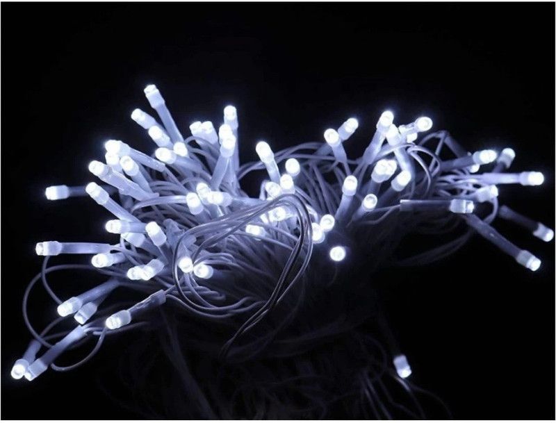 Business Squad 112 LEDs 12.5 m White Rice Lights  (Pack of 9)