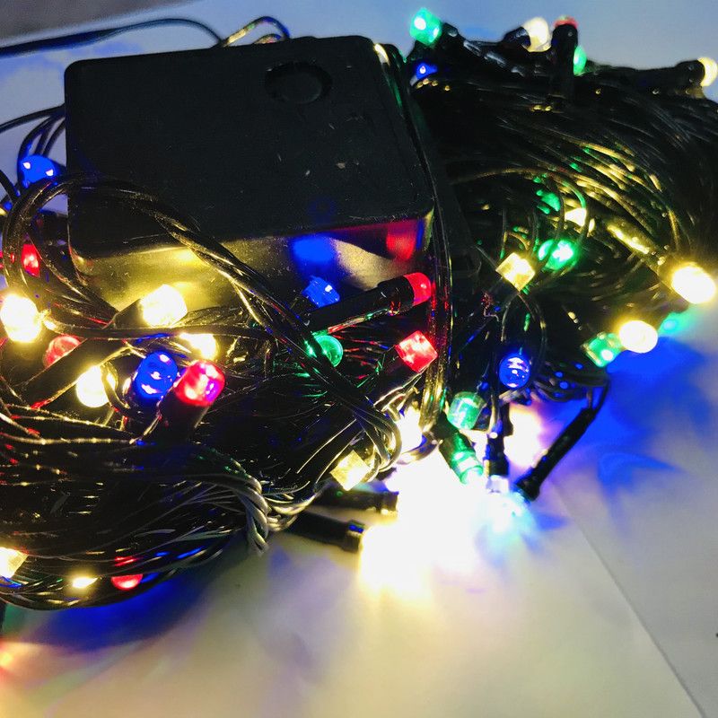 CUBE 1 LEDs 5 m Multicolor Rice Lights  (Pack of 1)